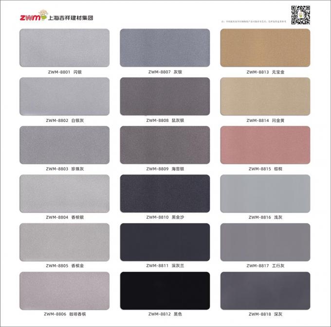 100'den fazla Boyut ve Renk UV Baskılanabilir Kaplama Aludong Marka ACP Alüminyum Kompozit Panel İşaret Dekorasyonu 6