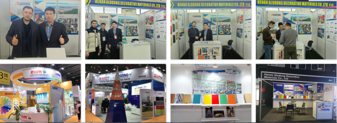 100'den fazla Boyut ve Renk UV Baskılanabilir Kaplama Aludong Marka ACP Alüminyum Kompozit Panel İşaret Dekorasyonu 17