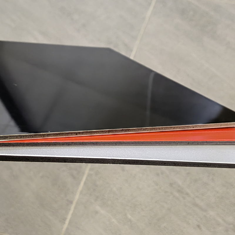Özel Boyutlu ACP Alucobond Çizim Alüminyum Kompozit Panel Perde Duvarları için Perde Duvarları İçerideki Sığınak