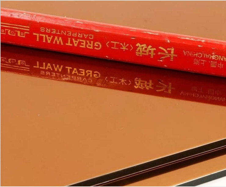 1.5mm-8mm kalınlığı uzun süreli performans için PVDF Alüminyum kompozit paneli