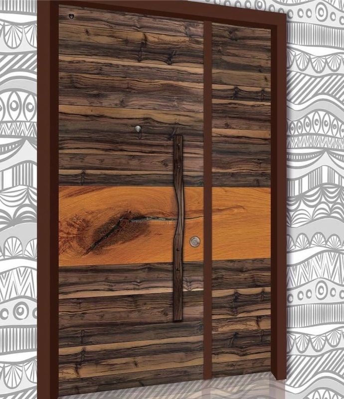 Dekorasyon Giydirme Cephe 1220 * 2440 için 0.3mm Ahşap Alüminyum Kompozit Panel Levha