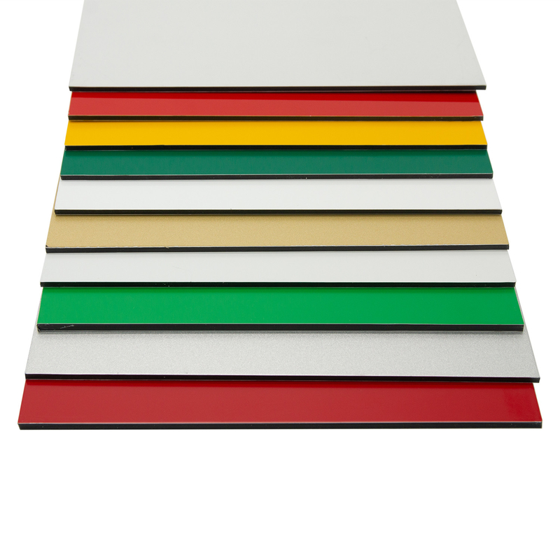 Alüminyum Kompozit Panel ACP Alucbond For Billboard Cladding Curtain Wall Eaves İç dekorasyon