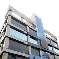 Özel Boyutlu ACP Alucobond Çizim Alüminyum Kompozit Panel Perde Duvarları için Perde Duvarları İçerideki Sığınak