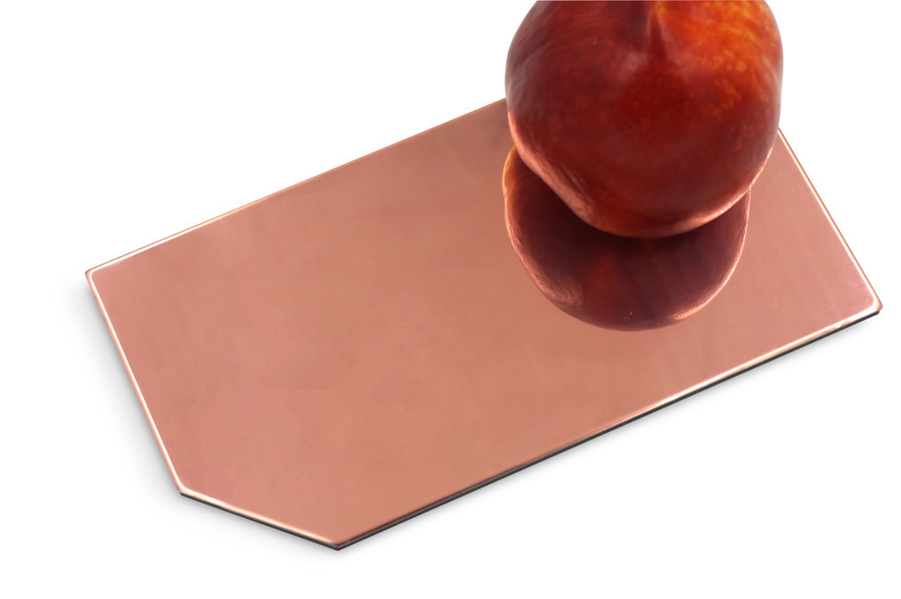 Ayna Gibi Alüminyum Panel PE PVDF Kaplama 0.3mm Alüminyum Gümüş Bakır Altın