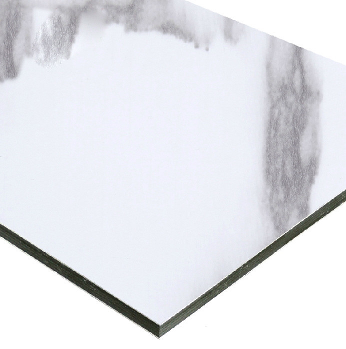 İç / Dış Duvarlar İçin 5.5kg / M2 ACP Mermer Alüminyum Kompozit Panel