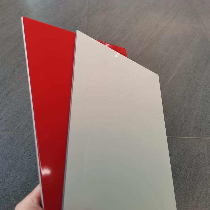 0.3mm*0.3mm ACP Alüminyum Kompozit Panel 1240mm İnşaat ve Dekorasyon için