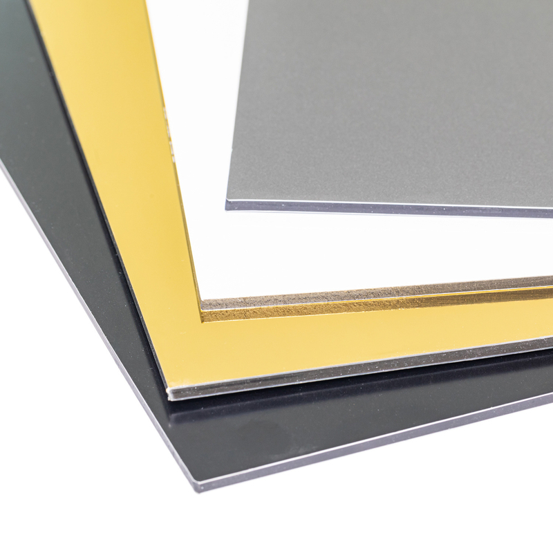Özel Boyutlu ACP Alucobond Çizim Alüminyum Kompozit Panel Perde Duvarları için Perde Duvarları İçerideki Sığınak