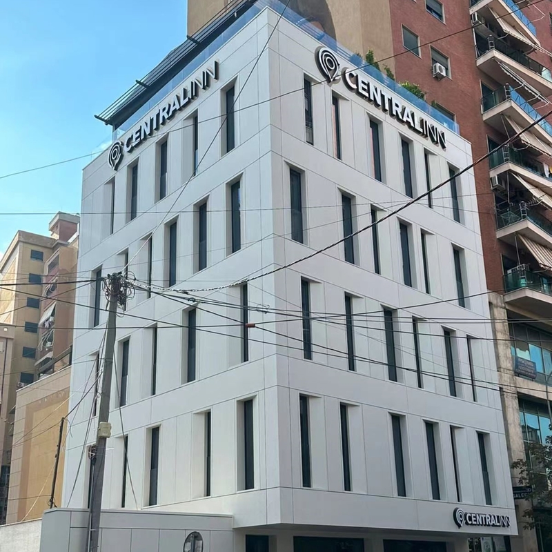 Özel Boyutlu ACP Alucobond Çizim Alüminyum Kompozit Panel Perde Duvarları için Perde Duvarları İçerideki Sığınak