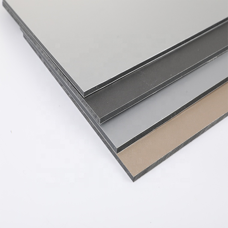 4 * 0.3mm PVDF kaplı Alüminyum Kompozit Panel ACP inşaat malzemesi ve dış dekorasyon için