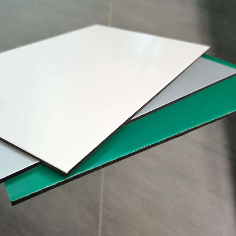 PVDF PE ACP Acm Board 3mm 4mm Alüminyum Kompozit Panel İnşaat malzemesi için