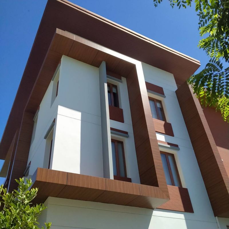 Alucobond Standart A2 Yangın geçirmez Alüminyum Kompozit Paneli ACM 4mm, Perde Duvarı için Hafif Ağırlık