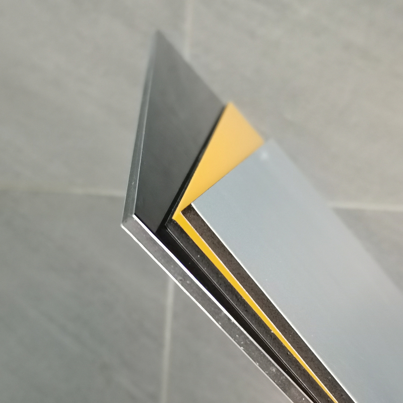 4mm 4*8 ACP levhası kırılmaz Alüminyum Kompozit Panel ACM işaretleme ve kaplama için
