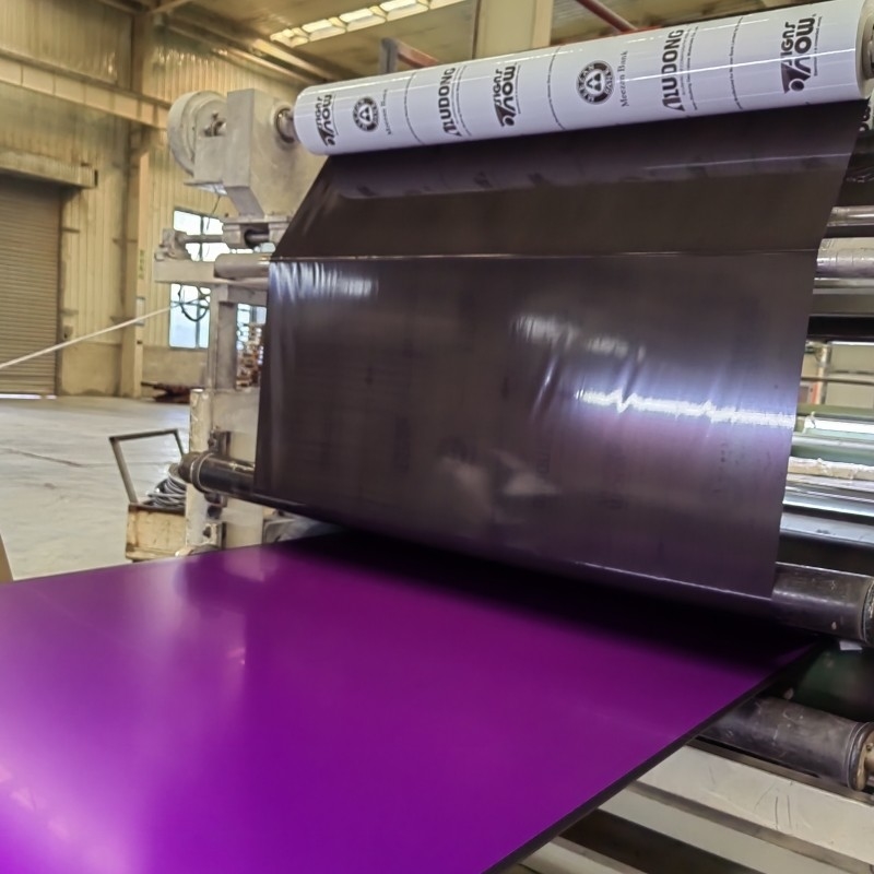 Sürdürülebilir FR ACP Alucobond Çizim Alüminyum Kompozit Panel İç Dekorasyon için