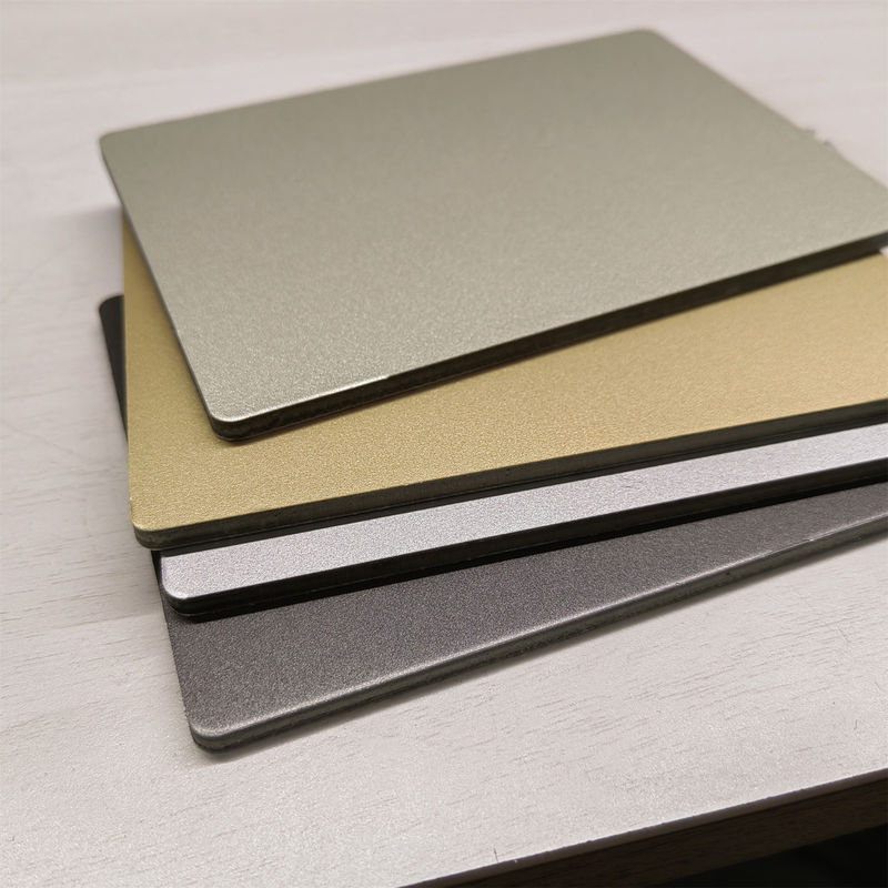 OEM Custom Yangına dayanıklı Alüminyum Kompozit Panel 3mm, Nano Kaplama, Asansör Kabin Top Kalite için