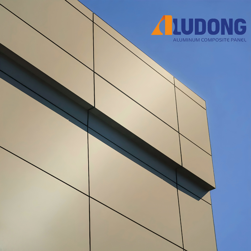 A2 Yanmaz Alüminyum Kompozit Panel 4mm, PVDF Kaplama, Giydirme Cephe için Yanmaz Alucobond Sınıfı