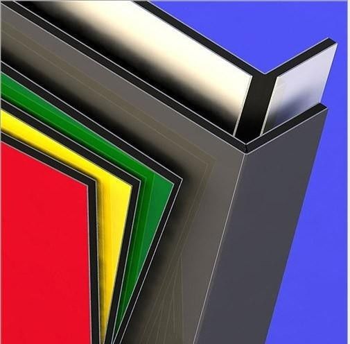 ACP Alucobond Çizim Alüminyum Kompozit Panel For Billboard Cladding Curtain Wall Eaves İç dekorasyon
