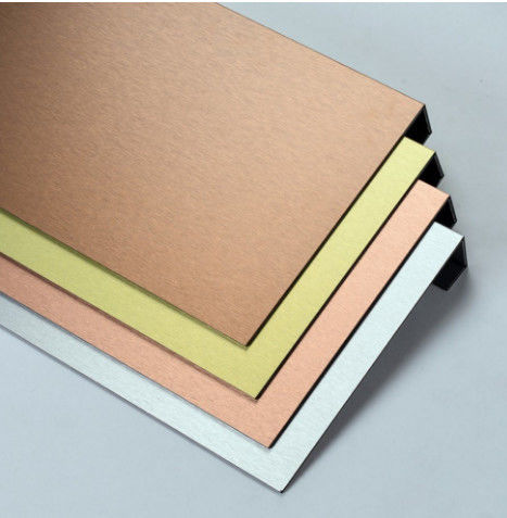 Renkli ACP Alucobond Çizim Alüminyum Kompozit Panel For Billboard Cladding