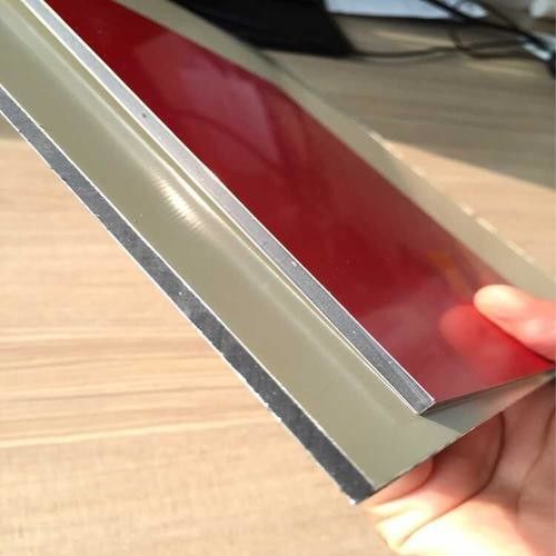 Ateş geçirmez FR B1/A2 ACP Yapım Alucobond Çizim Alüminyum Kompozit Panel Kaplama, Perde duvarı, Kapak ve iç dekorasyon için
