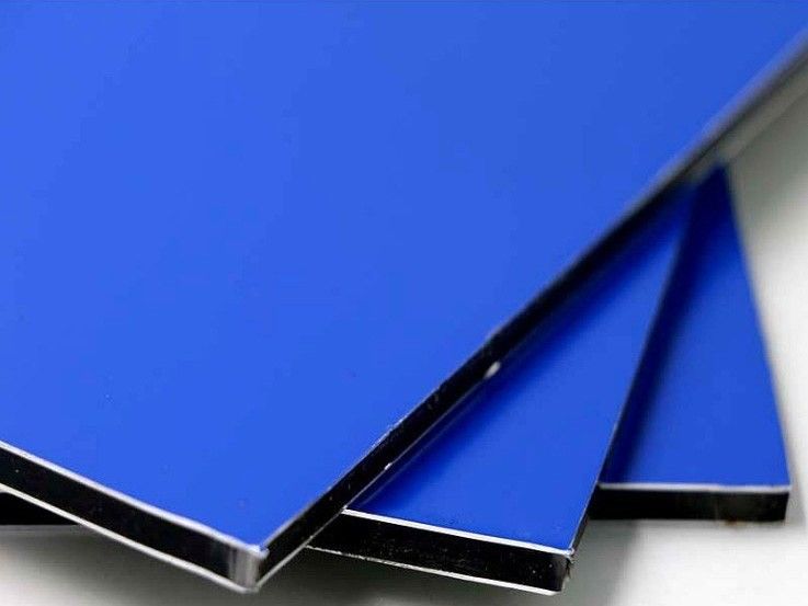 ISO 9001 Fabrika 4mm ACP Yapraklı PVDF Kaplama Bina Fasadı için Ekonomik ve Dayanıklı Hızlı Nakliye