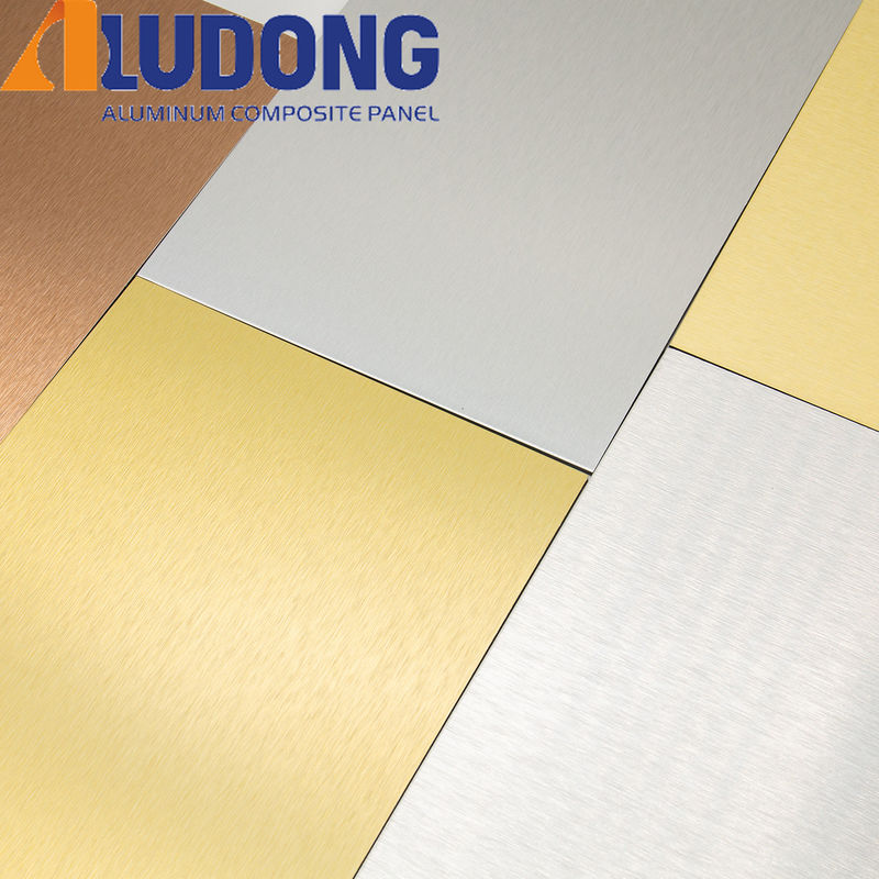 Güvenli Paketleme Anodizli fırçalı ACP/ACM 4mm, Konteyner Evi için Isı İzolasyonu ve Yangın geçirmez Hızlı Nakliye