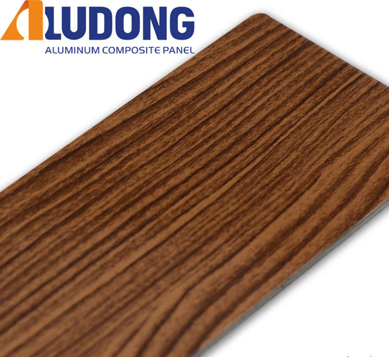 OEM Özel 1220*2440mm ACM Panel PE PVDF Kaplama, Ahşap Tanesi Seçeneği, Tavan ve İç Dekorasyon Fabrika Fiyatı