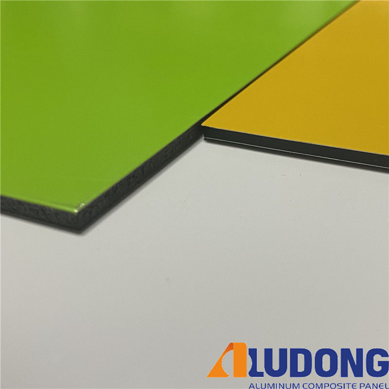 Reklam PE Core 0.3mm ACP Alucobond Çizim Alüminyum Kompozit Panel Perde Duvarları İçerideki Barınak