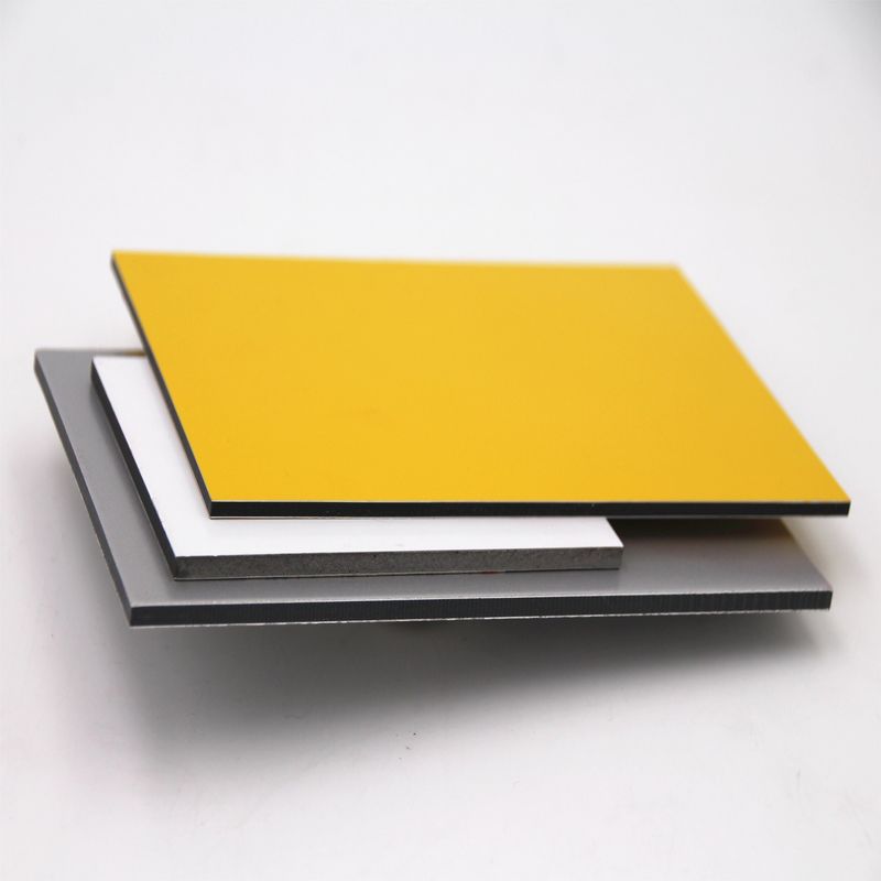 Bina Dekorasyonu için 2440mm * 1220mm Parlak ACP Panel 1220mm