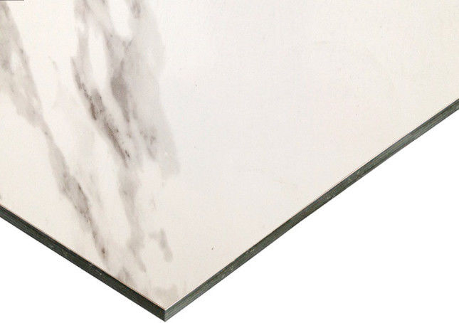 4mm PVDF Aluminum Composite Panel High Gloss Marble Grain Finish Alucobond Panel for Luxury Hotel Wall Cladding Lobby Decoration