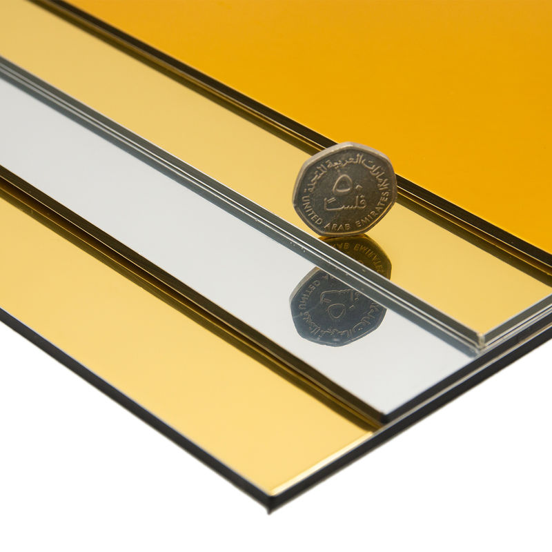 Reklam PE Core 0.3mm ACP Alucobond Çizim Alüminyum Kompozit Panel Perde Duvarları İçerideki Barınak