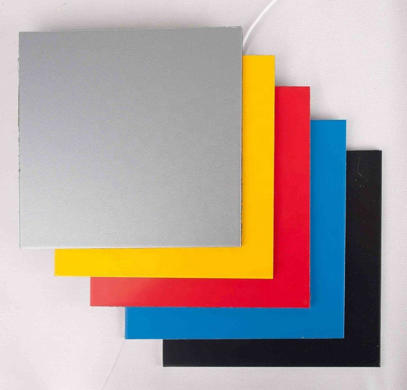 Reklam Fascia 1250mm 1500mm PVDF ACP Alucobond Çizim Alüminyum Kompozit Panel Perdeler için Perdeler İçerideki Sığınak