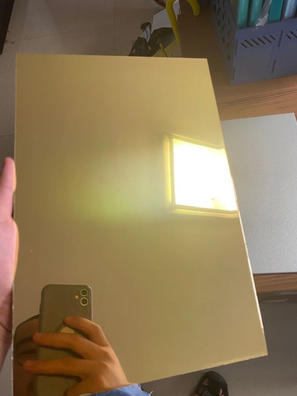 Gold Ayna Gümüş Ayna Renkli Alüminyum Kompozit Panel 3mm 4mm ACP