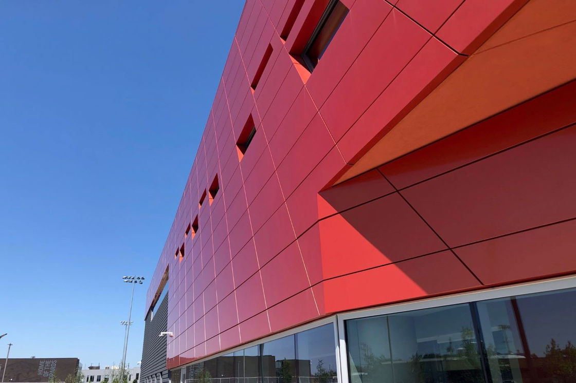 Ateş geçirmez FR B1/A2 ACP Yapım Alucobond Çizim Alüminyum Kompozit Panel Kaplama, Perde duvarı, Kapak ve iç dekorasyon için