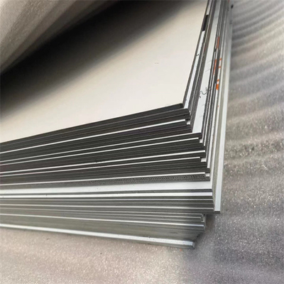 Ayna Alüminyum Kompozit Panel PE PVDF Kaplama 0.3mm Alüminyum Gümüş Bakır Altın
