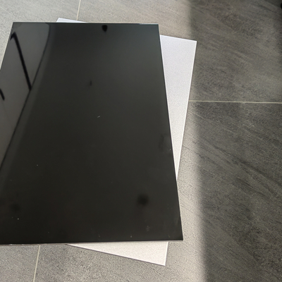 İç Dekorasyon için Siyah Renkli PE Alüminyum Kompozit Panel 1250mm