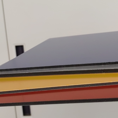 1220*2440*3 PE Alüminyum Kompozit Panel ACP Levha 1500mm ZWM-87