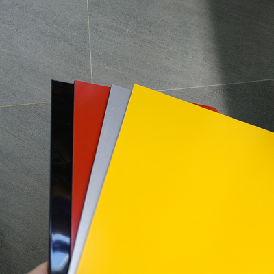 İç Dekorasyon için Parlak PE Alüminyum Kompozit Panel 1220 * 2440 * 3mm