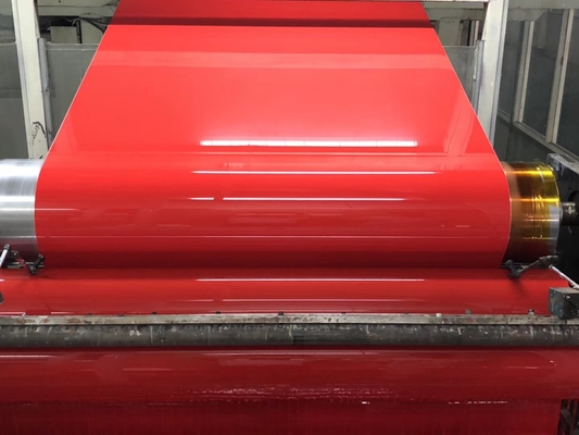 Kırmızı Acp PE Alüminyum Kompozit Panel Canlı Renk ve Daha Yüksek Parlaklık Seviyesi 2mm