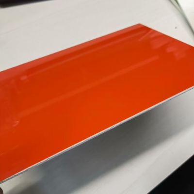 Dekoratif inşaat malzemesi B1 Yangın geçirmez ACP Duvar Kaplama 4 mm Alüminyum Kompozit Panel