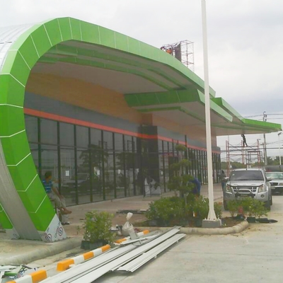 Perde duvarı ve dış kaplama için 1500*5000*4mm PVDF Alüminyum Kompozit Panel Acm
