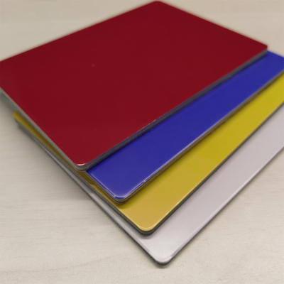 1220*2440*4*0.21mm PVDF Alüminyum Kompozit Panel ACP / Acm Duvar Paneli ve Dış Dekorasyon için