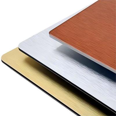 Güvenli Paketleme 3mm Mermer Damarı ACM/ ACP PE PVDF Kaplama, Kolay Temizlik ve Mutfak Backsplash için Çizilmeye Dayanıklı Stokta Var