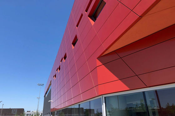 Yüksek Parlaklıklı Alüminyum Kompozit Panel PVDF Kaplama ile Bina S yüzeyi için nihai koruma