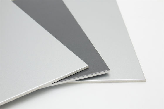 Bina giydirme ve giydirme cephe için 1220*2440*4mm Yanmaz PVDF Alüminyum Kompozit Panel