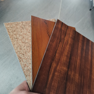 Kaplama Dış Dekorasyon için 1240mm Genişlik Ahşap Alüminyum Kompozit Panel